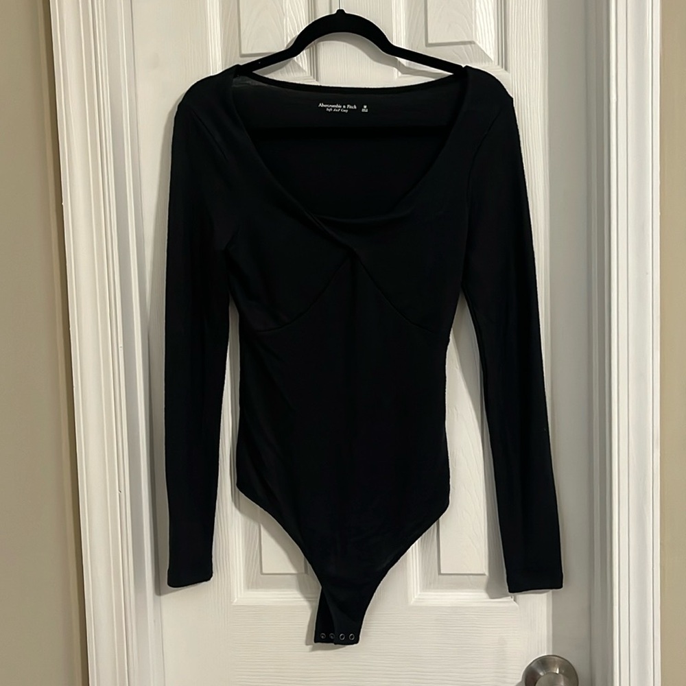 NWOT- Abercrombie & Fitch soft and cozy black body suit